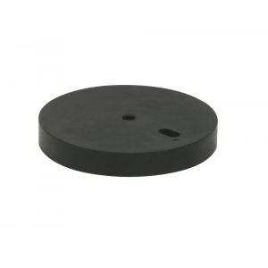 Artitec deurbuffer verhoger 12 mm rubber zwart voor 02030 - A23000695 - afbeelding 1