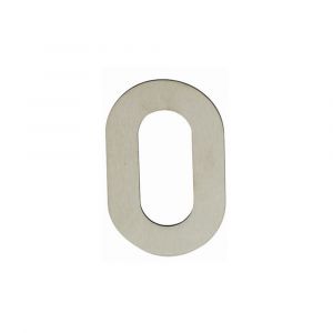 Almar Jazz huiscijfer 120 Mm nummer 0 Inox - Y11201195 - afbeelding 1