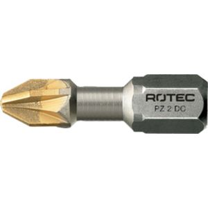 Rotec 804 Pro insert schroefbit Pozidriv PZ 1 L=25 mm C6.3 Torsion diamant - Y50910494 - afbeelding 1