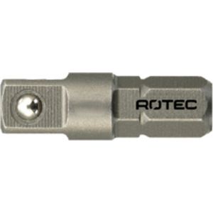 Rotec 820 adapter C6.3 > vierkant 1/4 inch met kogel L=25 mm - Y50910880 - afbeelding 1