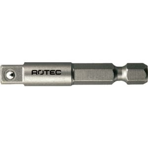Rotec 820 adapter E6.3 > vierkant 1/4 inch met kogel L=50 mm - Y50910881 - afbeelding 1