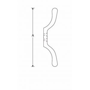 Wallebroek 00.9089.90 koordhouder 40 mm messing glans nikkel - A25000002 - afbeelding 2