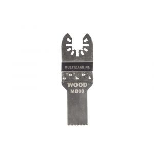 Multizaag MB08 standaard zaagblad hout 20 mm breed 40 mm lang set 5 stuks blister MB08 - A40680026 - afbeelding 1