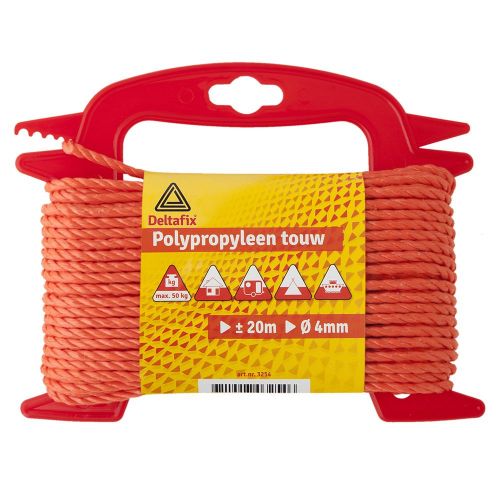 Uitbreiding Doorlaatbaarheid eerste Deltafix touw polypropyleen oranje 10 m x 8 mm 3258 H21902955 kopen |  Hartwijk Webwinkel