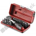 Facom 1/4 bits & r.pe360 ratchet set 22 pc