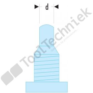 Facom 126.e sets van 2 reservehaakpallen