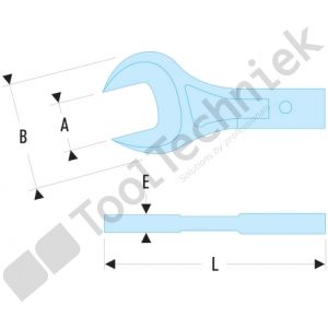 Facom opzetsteeksleutel 20x7 12