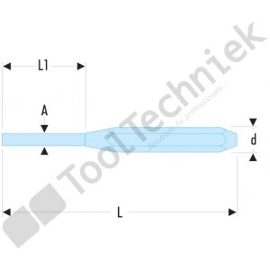 Facom doorslag voor spanstiften 2mm