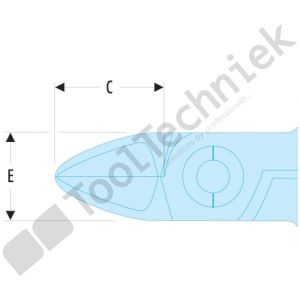 Facom model met klein scharnier fijn werk