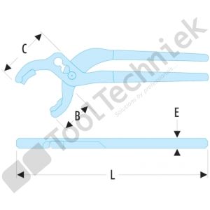 Facom connectortang