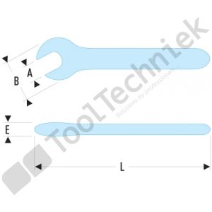 Facom steeksleutel geisoleerd 15 mmt 1000 volt