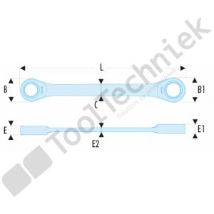 Facom ratelsleutels etorx e10xe12