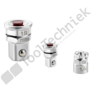 Facom 3 adapers 10mm 19mm voor set 467