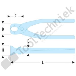 Facom monier tang 22cm