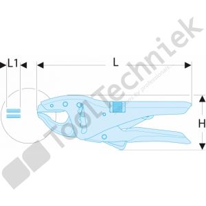 Facom griptang met korte bekkenNiet meer leverbaar