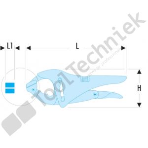 Facom sls short nose lock grip plier 500