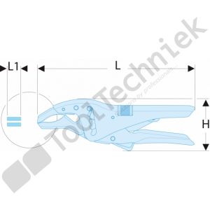 Facom griptang met 1 stand