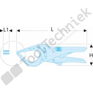 Facom griptang grote capaciteit