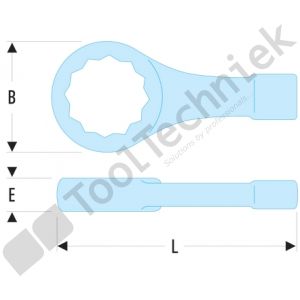 Facom slagsleutel 100 mm