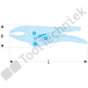 Facom automatische griptang 10 200mm