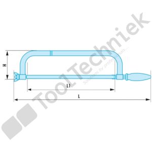 Facom metaalzaagbeugel 500mm vonkvrij