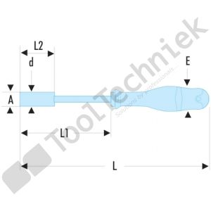 Facom dopsleutel protwist-10mm