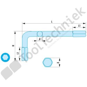 Facom inbussleutel 19mm vonkvrij