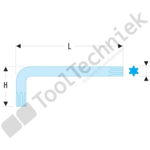 Facom inbussleutels kort, torx 10