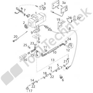 Webasto air top evo 40 d 12V scheeps