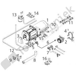 Webasto TTP150 waterkachel 24V basis