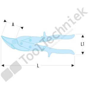 Facom 984 rondknipscharen met hefboomwerking