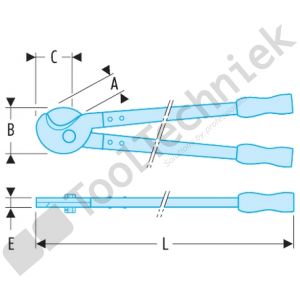 Facom 996 kabelkniptangen