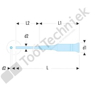 Facom schroevendraaiers voor pozidriv schroeven 1x