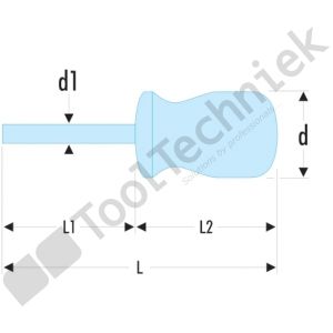 Facom schroevendraaier phillips kort 1x40