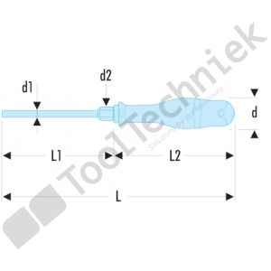 Facom schroevendraaier protwist 12x250