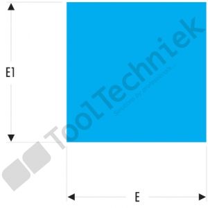 Facom vierkante vijl half zoet 150mm