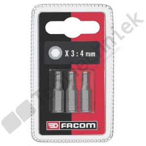 Facom set van 3 bits 25mm 6 kant