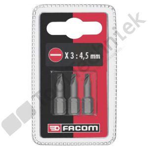 Facom set van 3 bits 25mm sleuf