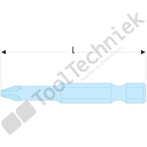 Facom schroefbits 1/4 met groef torq schroeve