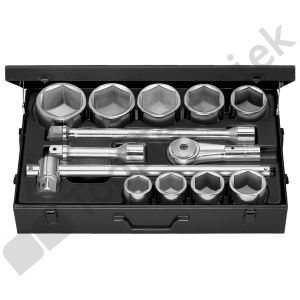 Facom set 6kantdoppen van 41 tot 80 mm