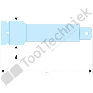 Facom douille impact lg 3/8 12pt 7/16p