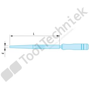 Facom vijl rond 300x9,5 vonkvrij