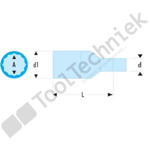 Facom lange doppen 1/2 ge