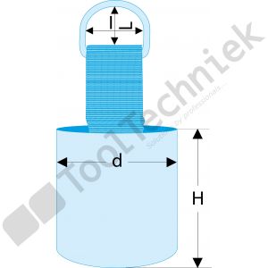 Facom sls 10 heat shrink d6.5-13mm 1.8kg max