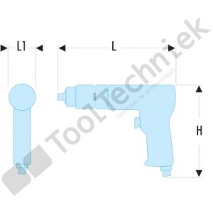 Facom boormachine 90 10 mm - 3/8