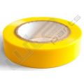PVC tape geel 15mm lengte 10mtr.