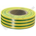 PVC tape groen /geel19mm lengte 10mtr.