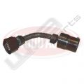 Denso adaptor lead 3pin ovaal naar 3pin ronde plug 150mm