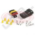 Stekker 3pin waterproof female / male kit