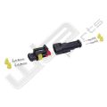Superseal connector 2 pole set